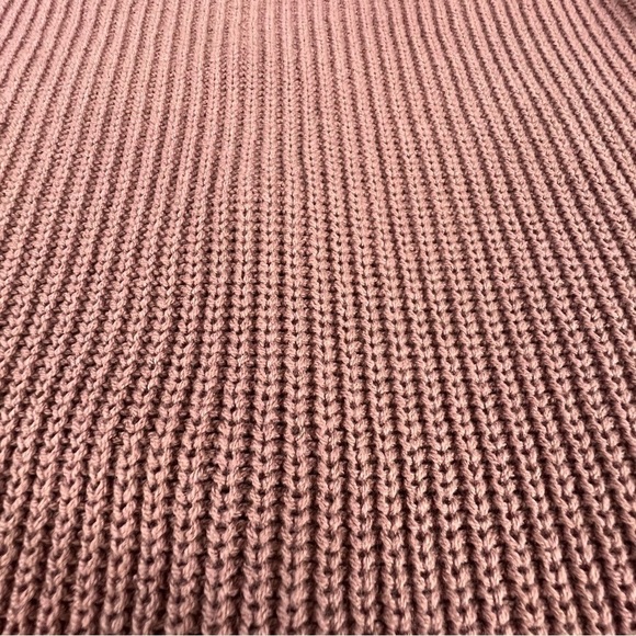 Moon & Madison Pink Mauve Sweater Tie Back Lacing Lace Up Woman’s Sweater Size M - Picture 7 of 14